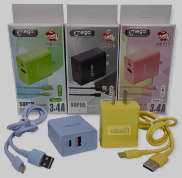 Cargador Imega Tipo-C 3-4A  MG223