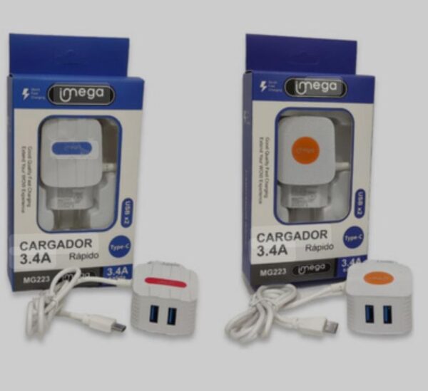 Cargador Imega Tipo-C 3.4A MG223