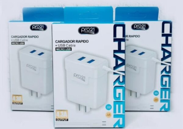 Cargador PRO21 V8 4.3A MS-99P