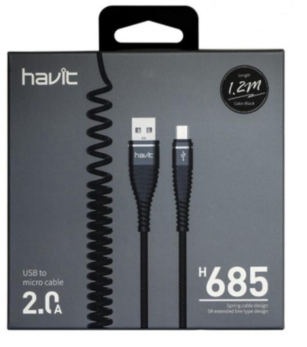 Cable havit USB 2.0A Micro V8 H685