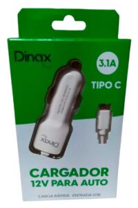Cargador 12V Dinax Tipo-C 3.1A