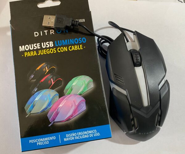 Mouse DITRON Luminoso SK-MOUSE8