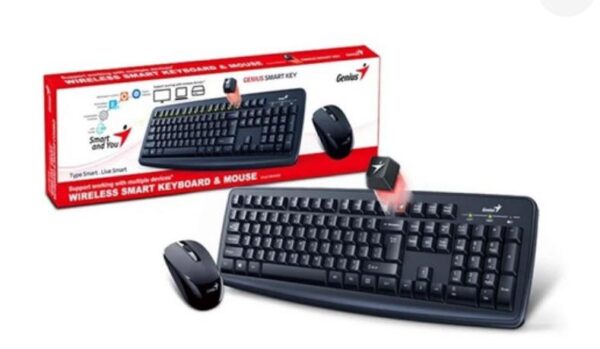 Teclado Genius Wireless  combo Smart KM-200