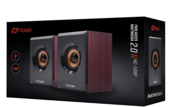 Parlantes Multimedia 2.0 NOGA NG-508P