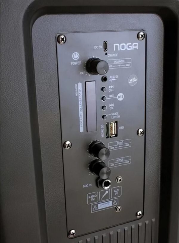 Parlante Portatil NOGA 12" NGL-440BT - Imagen 2