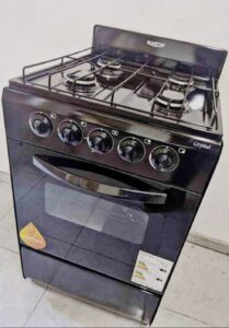 COCINA MARTIRI CRYSTAL 4 HORNALLAS(BLACK)
