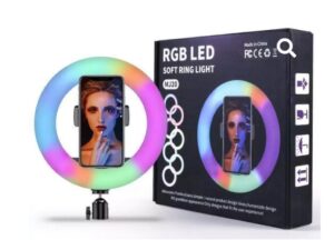 ARO DE LUZ  CON TRIPODE 2M RGB LED MJ26